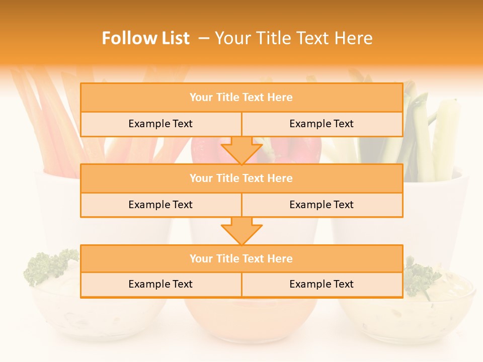 Isolated Background Zucchini PowerPoint Template