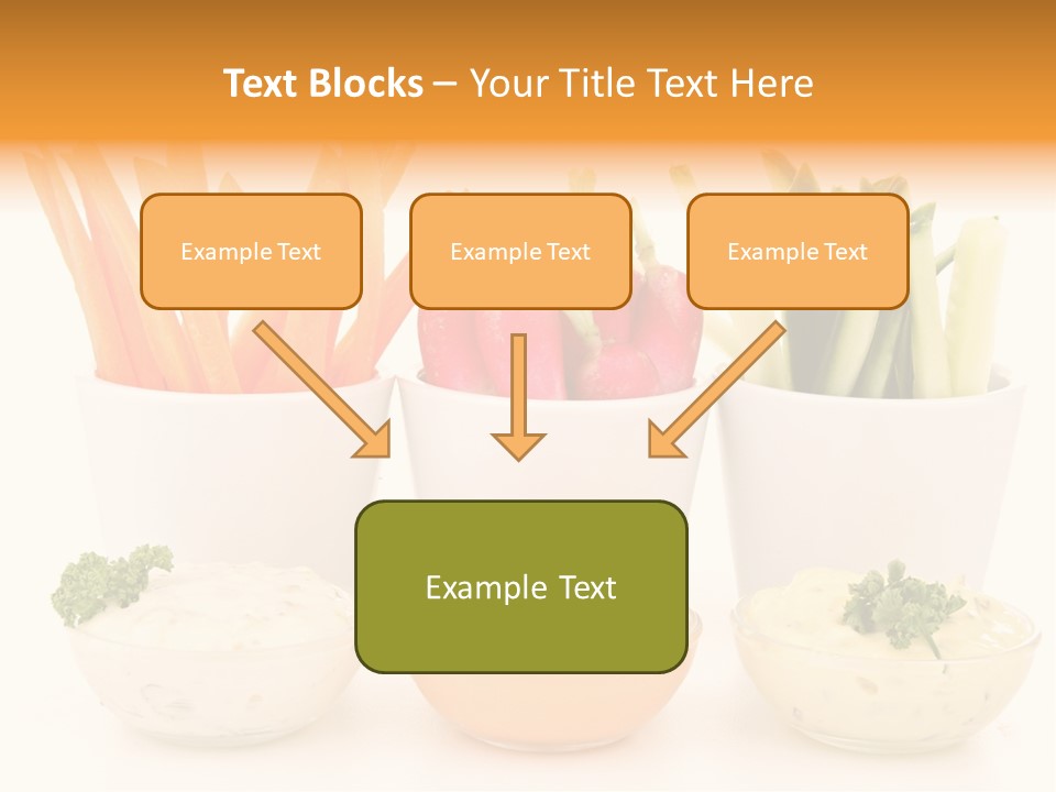 Isolated Background Zucchini PowerPoint Template