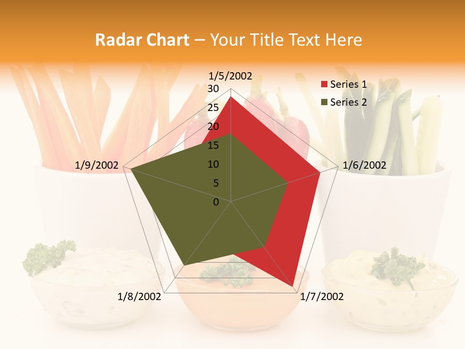 Isolated Background Zucchini PowerPoint Template