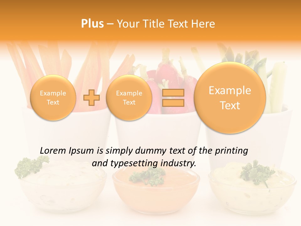 Isolated Background Zucchini PowerPoint Template