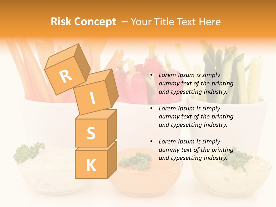 Isolated Background Zucchini PowerPoint Template