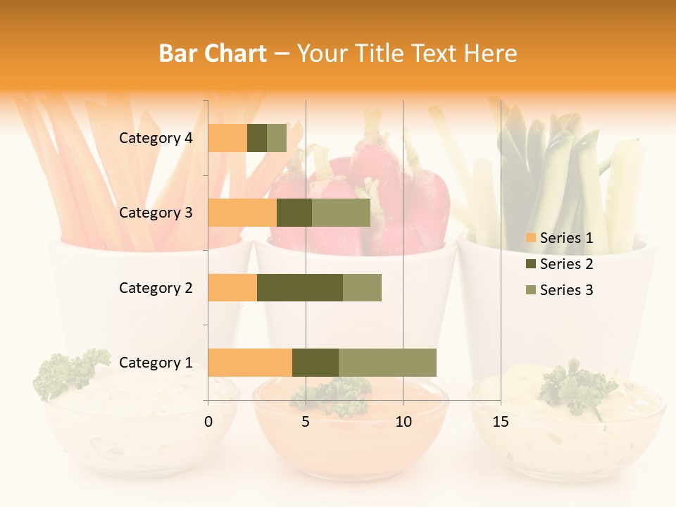 Isolated Background Zucchini PowerPoint Template