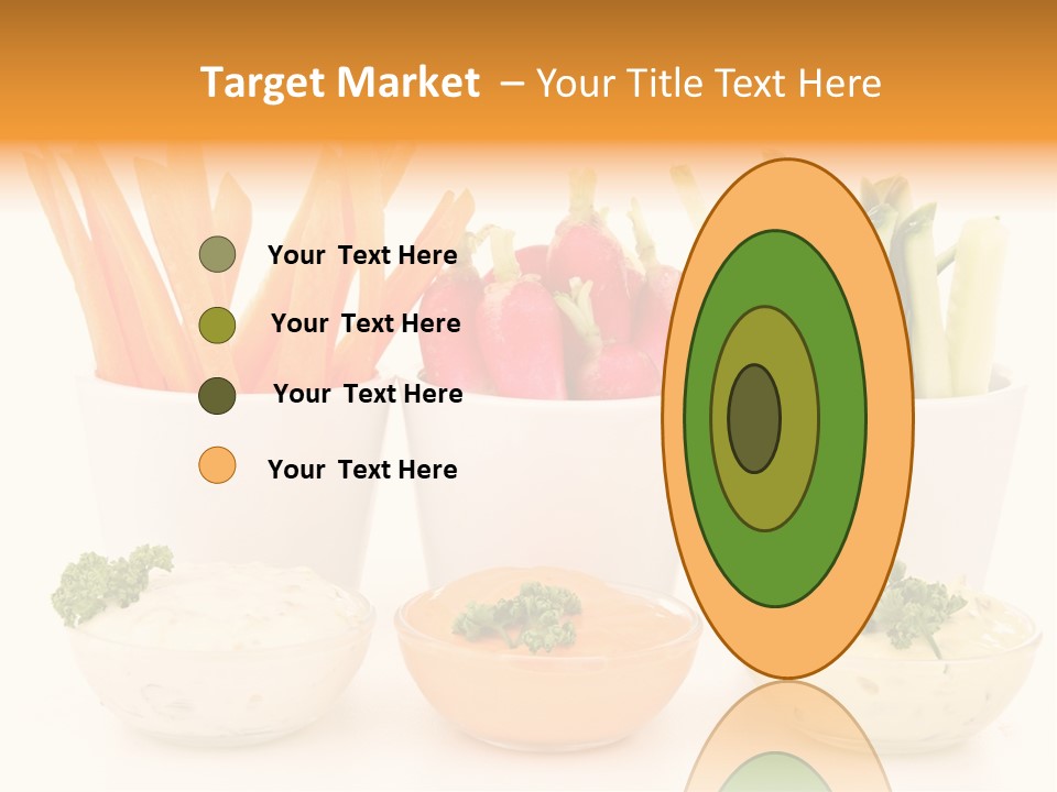 Isolated Background Zucchini PowerPoint Template