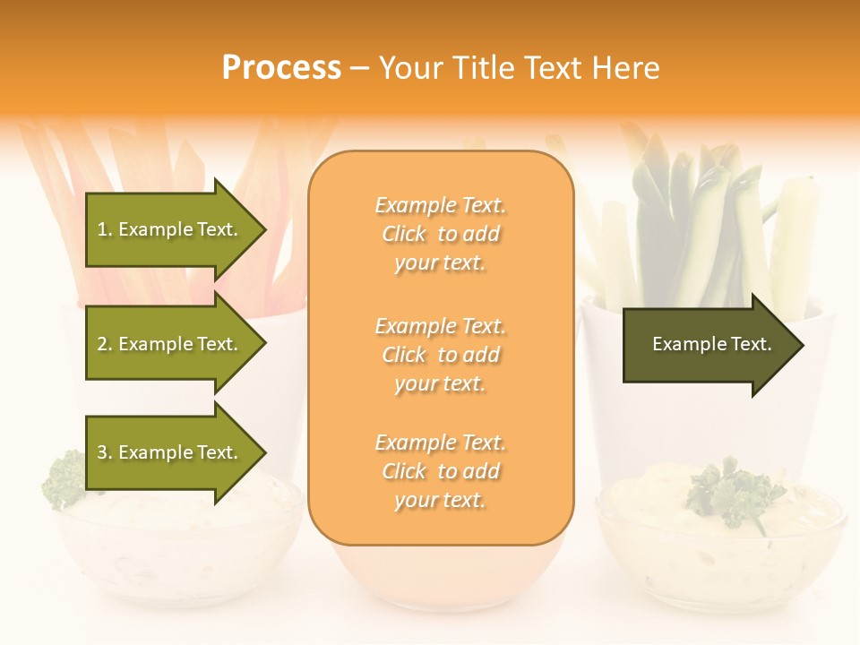 Isolated Background Zucchini PowerPoint Template