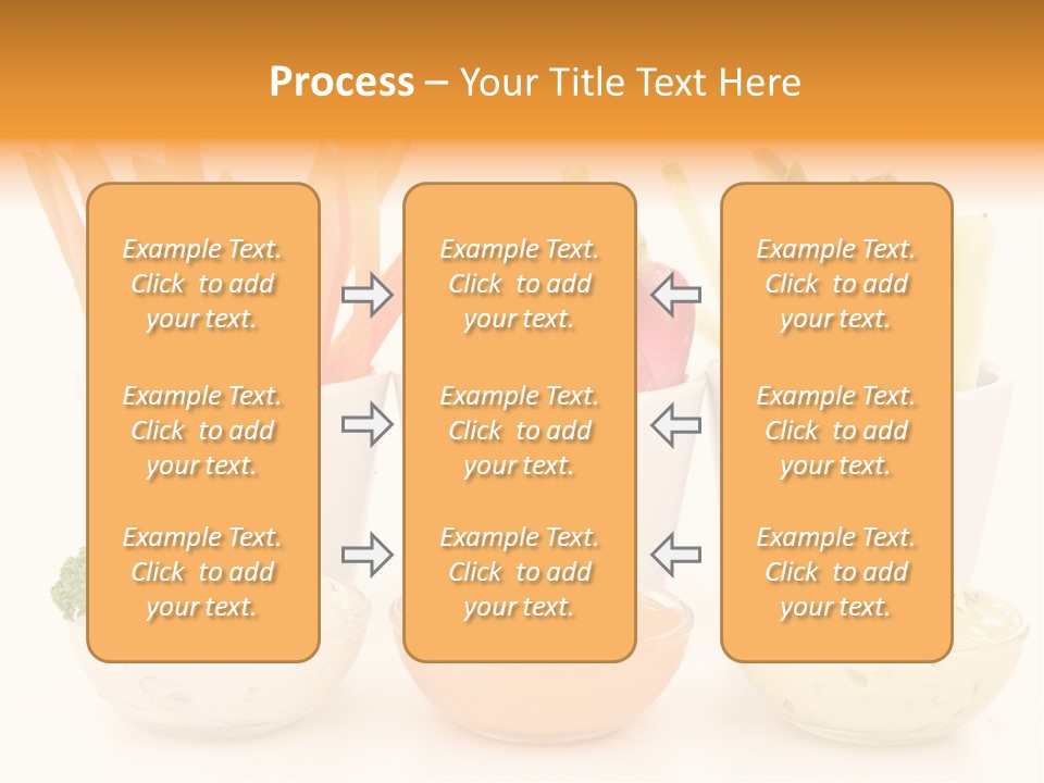 Isolated Background Zucchini PowerPoint Template