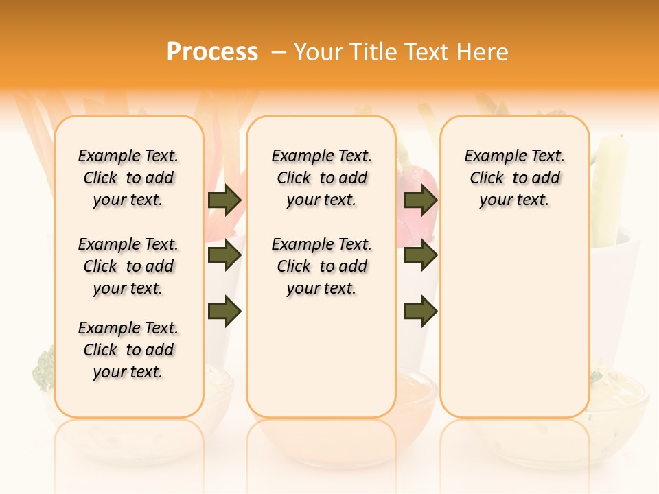 Isolated Background Zucchini PowerPoint Template