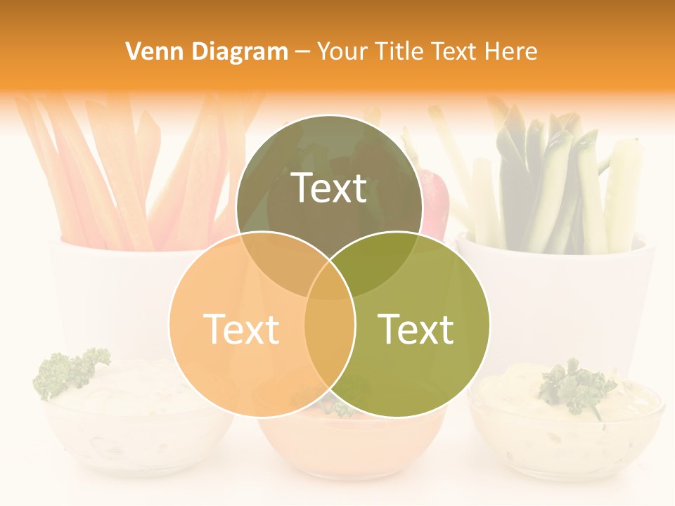 Isolated Background Zucchini PowerPoint Template