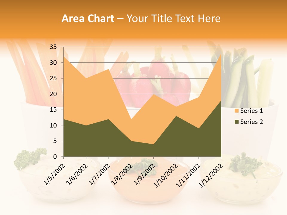 Isolated Background Zucchini PowerPoint Template