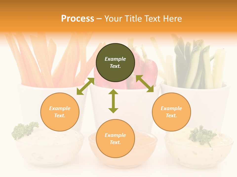 Isolated Background Zucchini PowerPoint Template