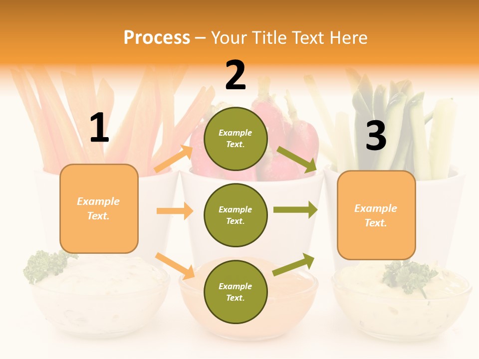 Isolated Background Zucchini PowerPoint Template
