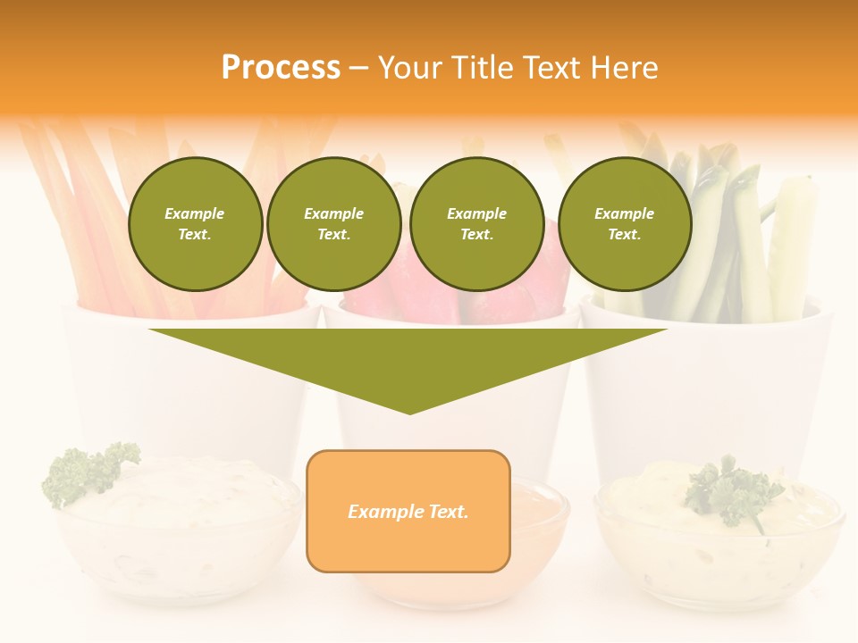 Isolated Background Zucchini PowerPoint Template