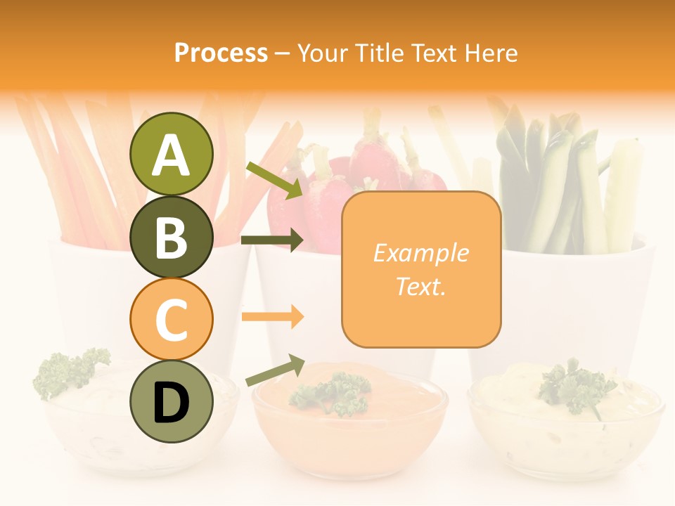 Isolated Background Zucchini PowerPoint Template