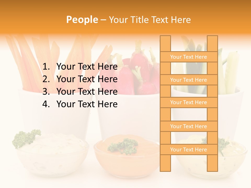 Isolated Background Zucchini PowerPoint Template