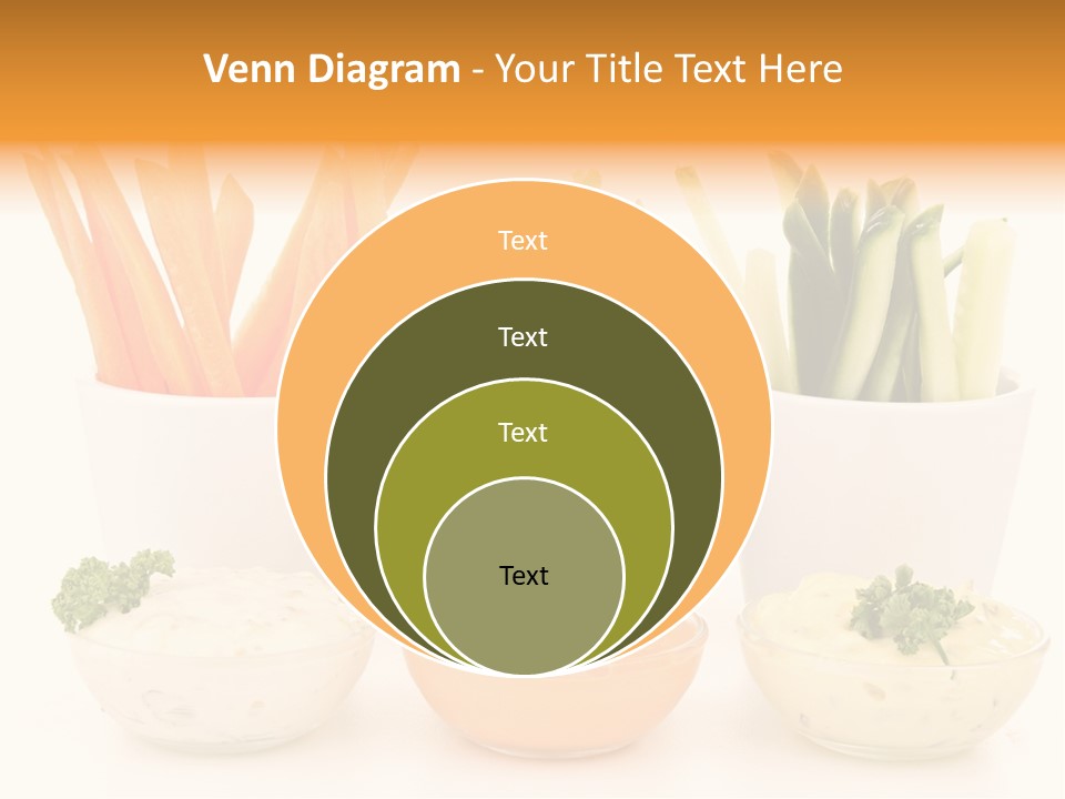 Isolated Background Zucchini PowerPoint Template