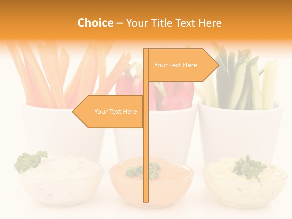 Isolated Background Zucchini PowerPoint Template