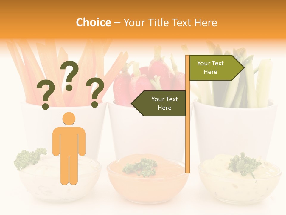 Isolated Background Zucchini PowerPoint Template