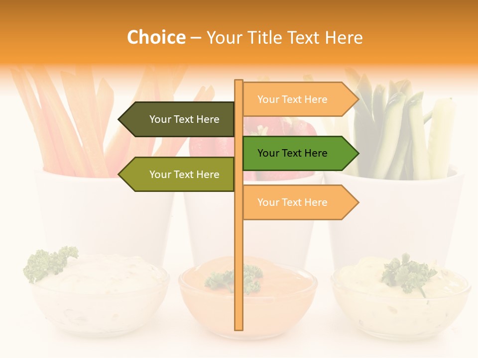 Isolated Background Zucchini PowerPoint Template