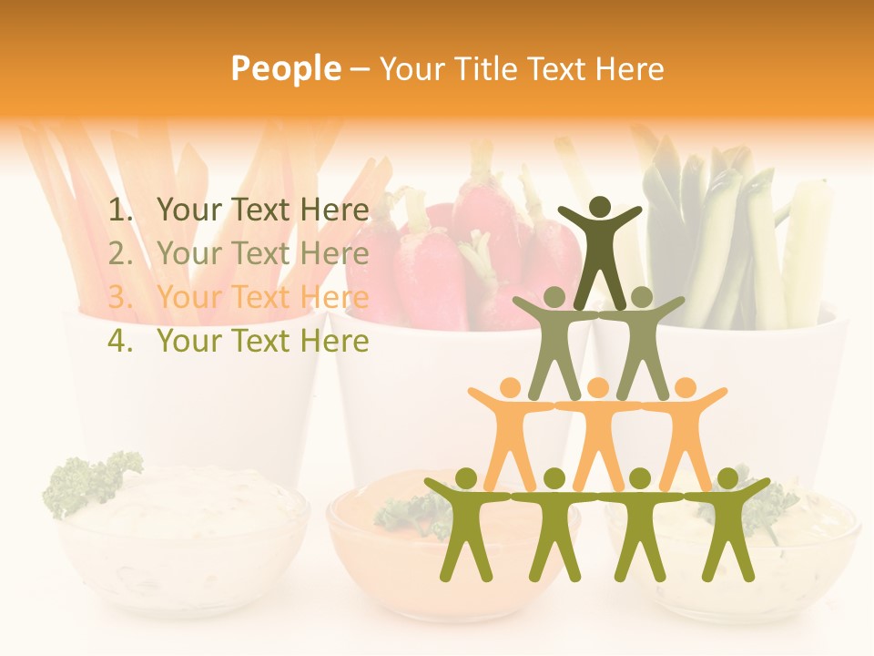 Isolated Background Zucchini PowerPoint Template