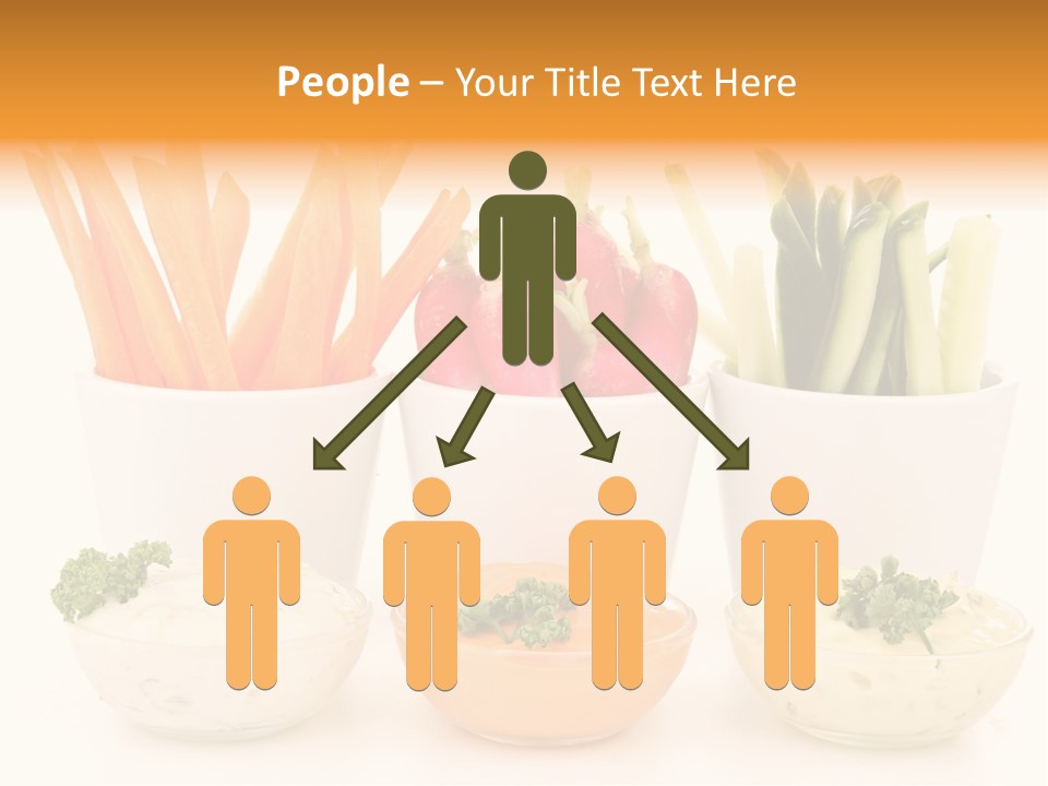 Isolated Background Zucchini PowerPoint Template