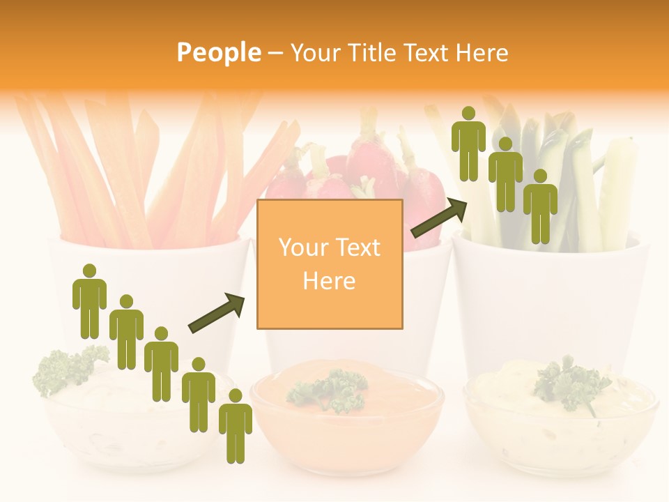 Isolated Background Zucchini PowerPoint Template