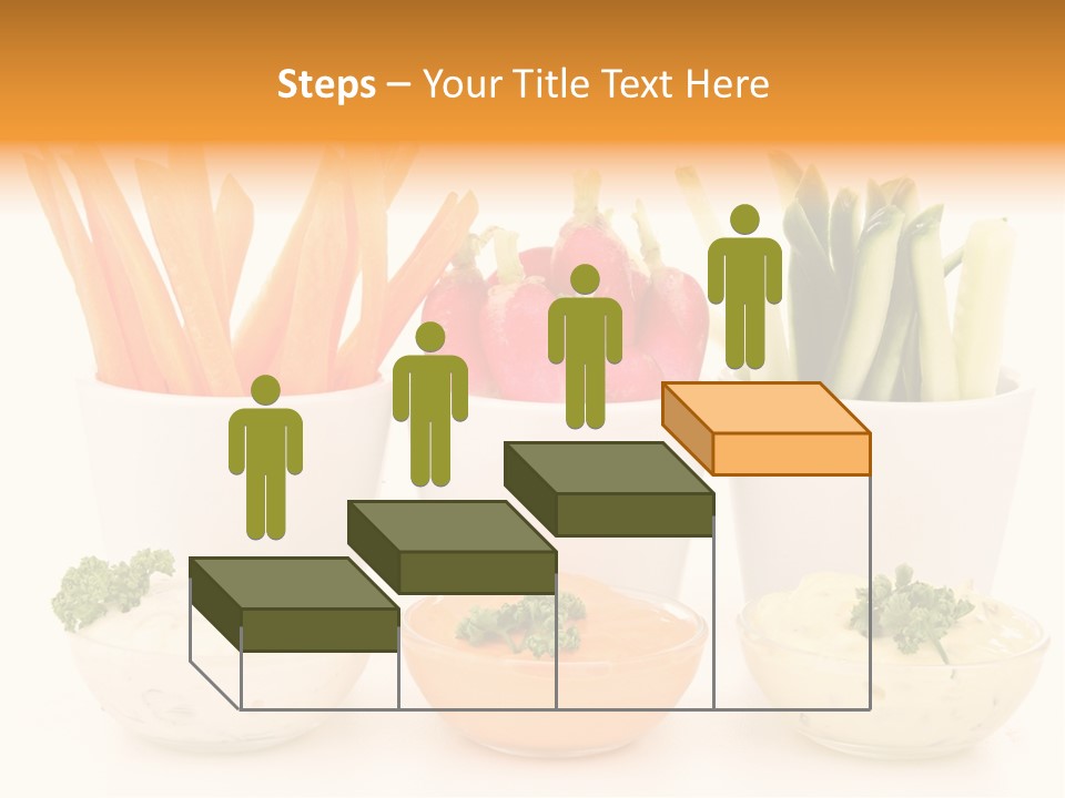 Isolated Background Zucchini PowerPoint Template