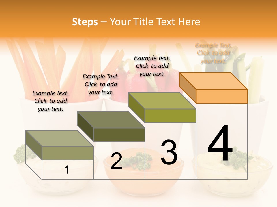 Isolated Background Zucchini PowerPoint Template