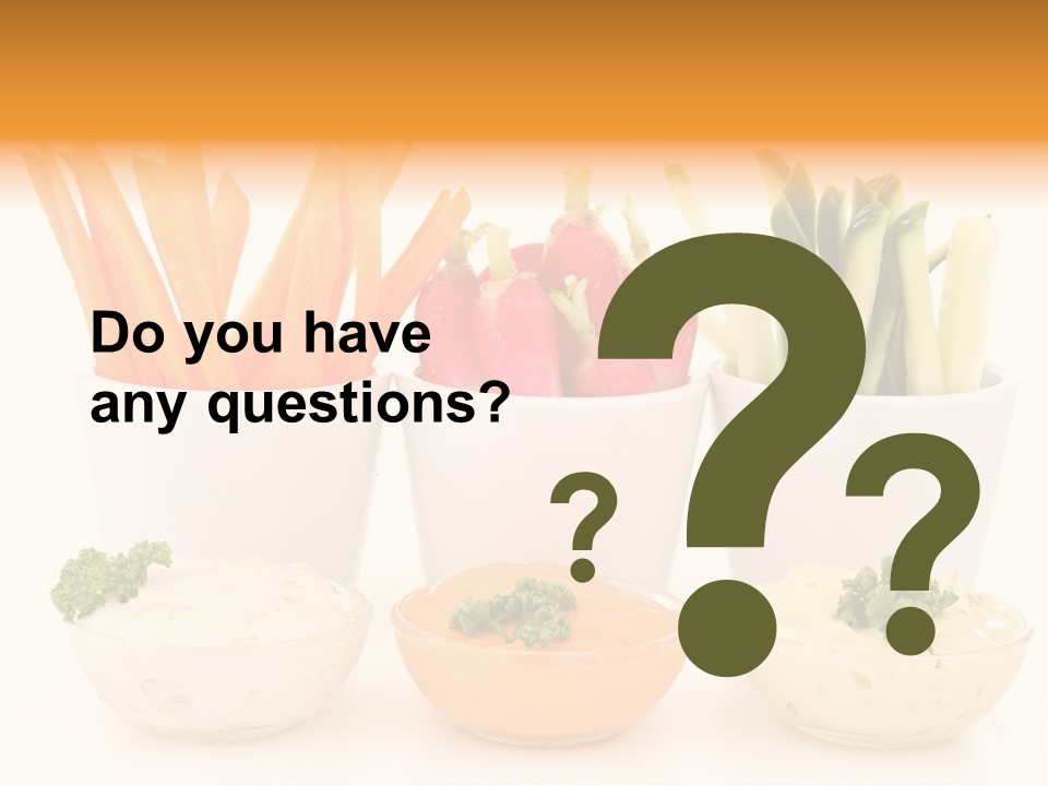 Isolated Background Zucchini PowerPoint Template