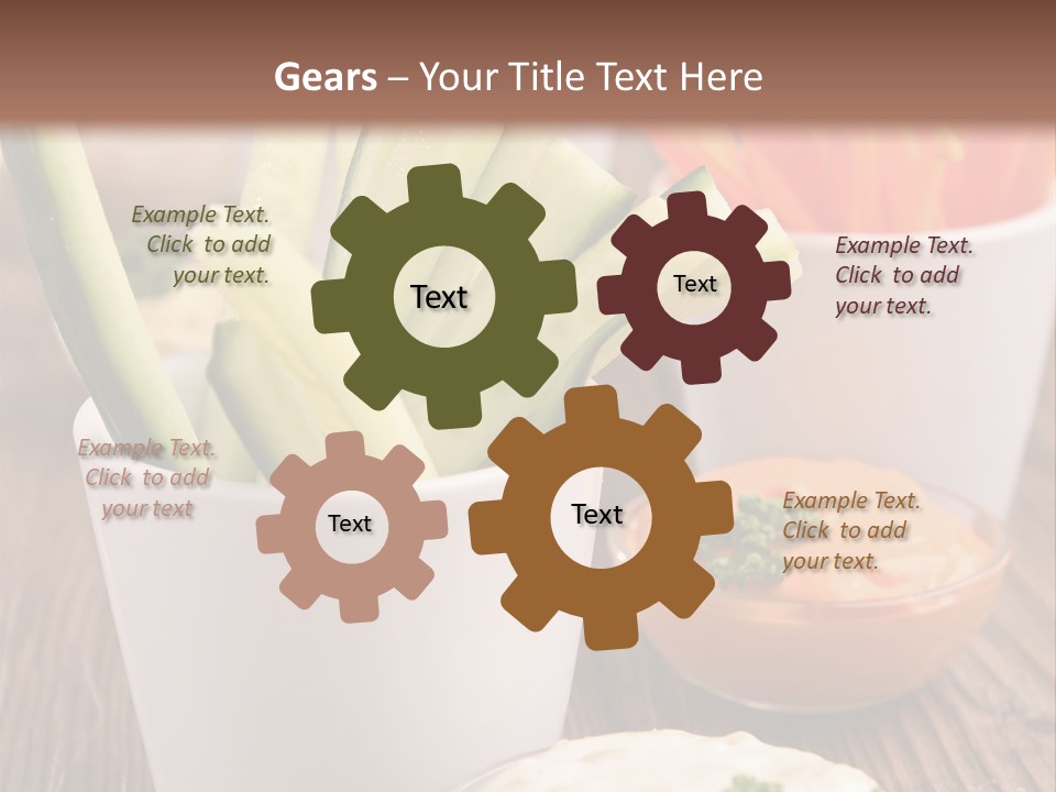 Lunch Refreshment Radish PowerPoint Template