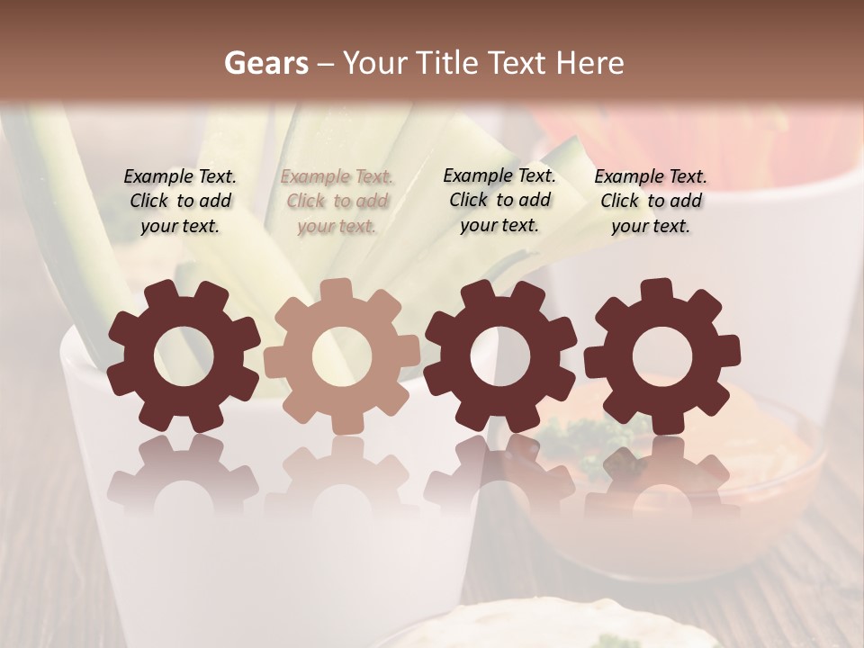 Lunch Refreshment Radish PowerPoint Template