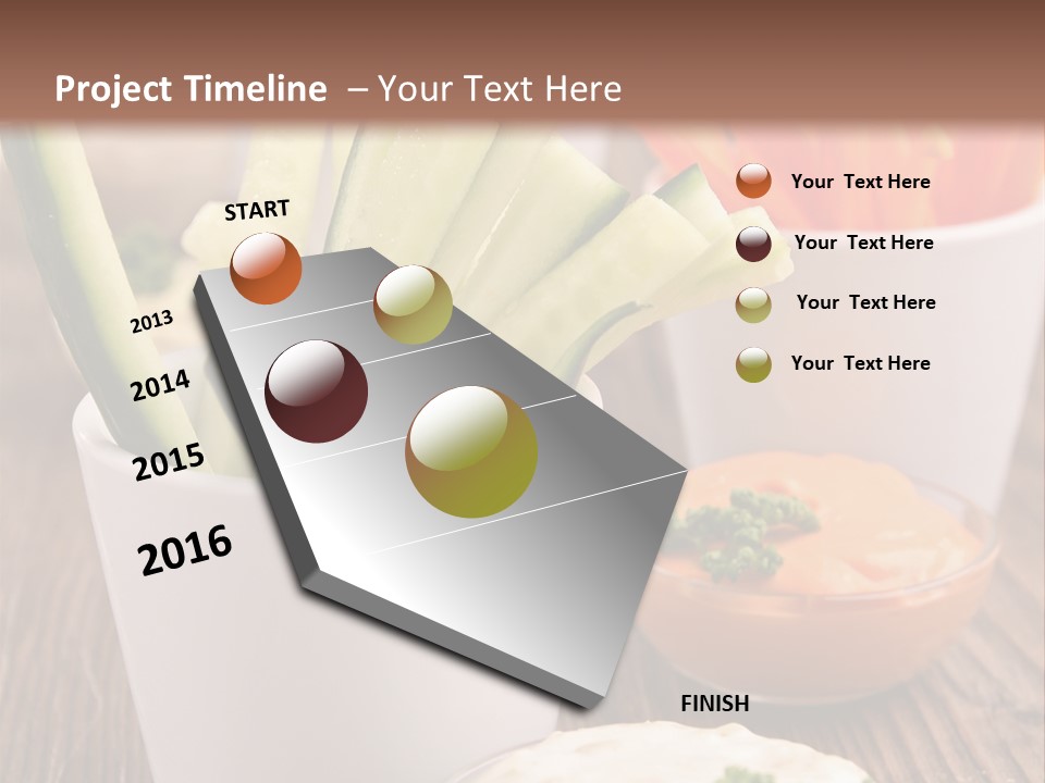 Lunch Refreshment Radish PowerPoint Template