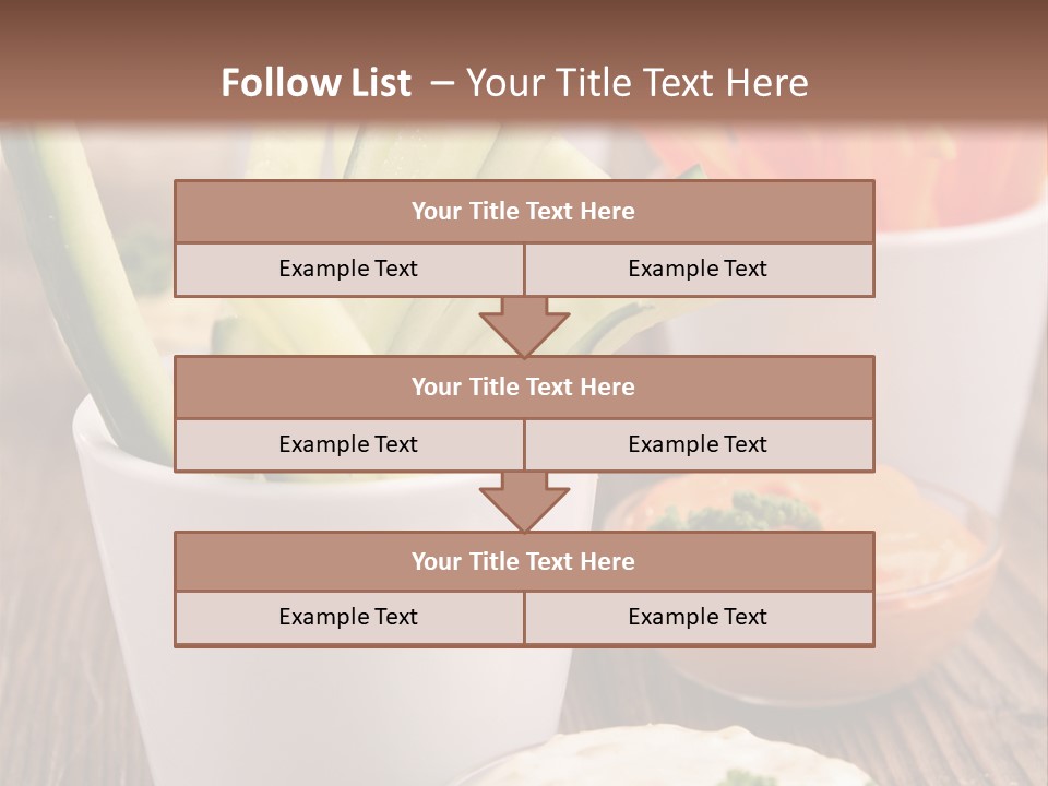 Lunch Refreshment Radish PowerPoint Template