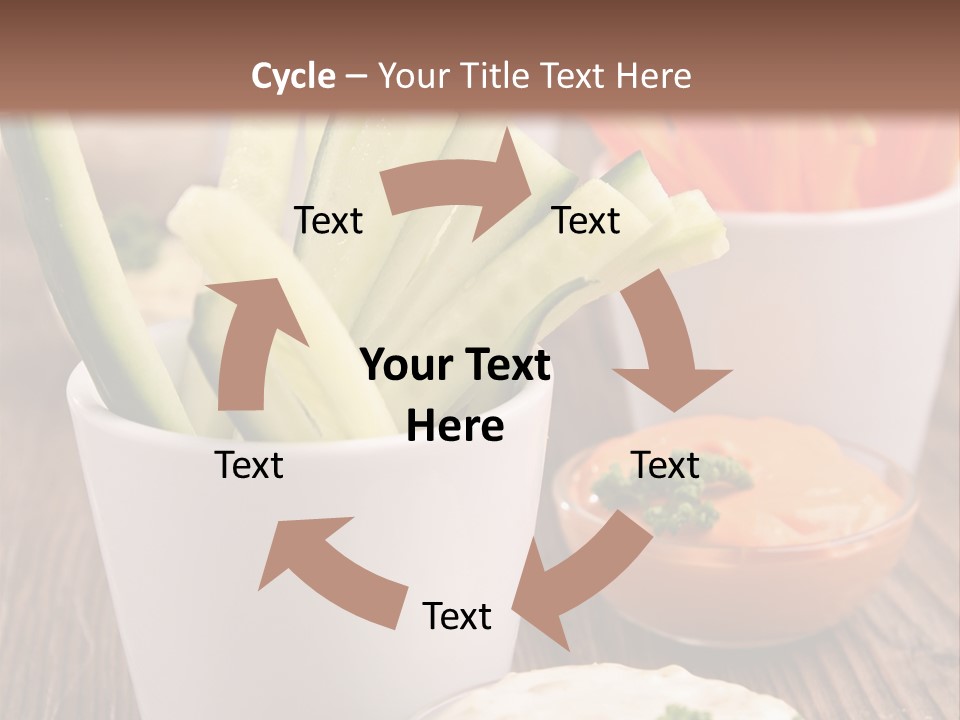 Lunch Refreshment Radish PowerPoint Template