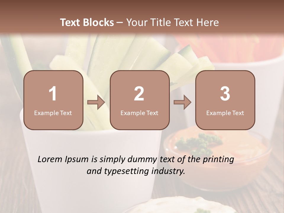 Lunch Refreshment Radish PowerPoint Template