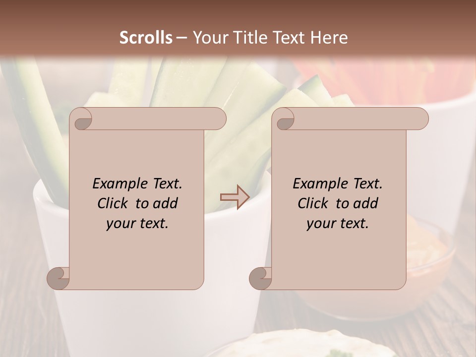 Lunch Refreshment Radish PowerPoint Template