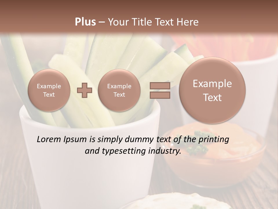 Lunch Refreshment Radish PowerPoint Template