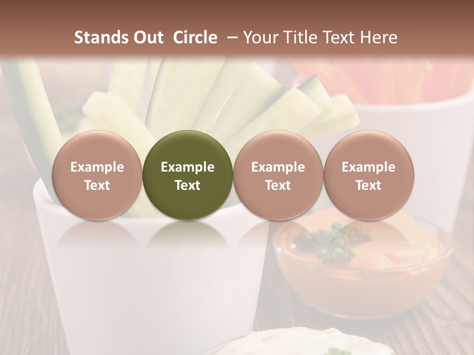 Lunch Refreshment Radish PowerPoint Template