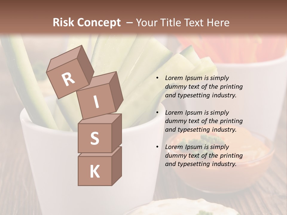 Lunch Refreshment Radish PowerPoint Template