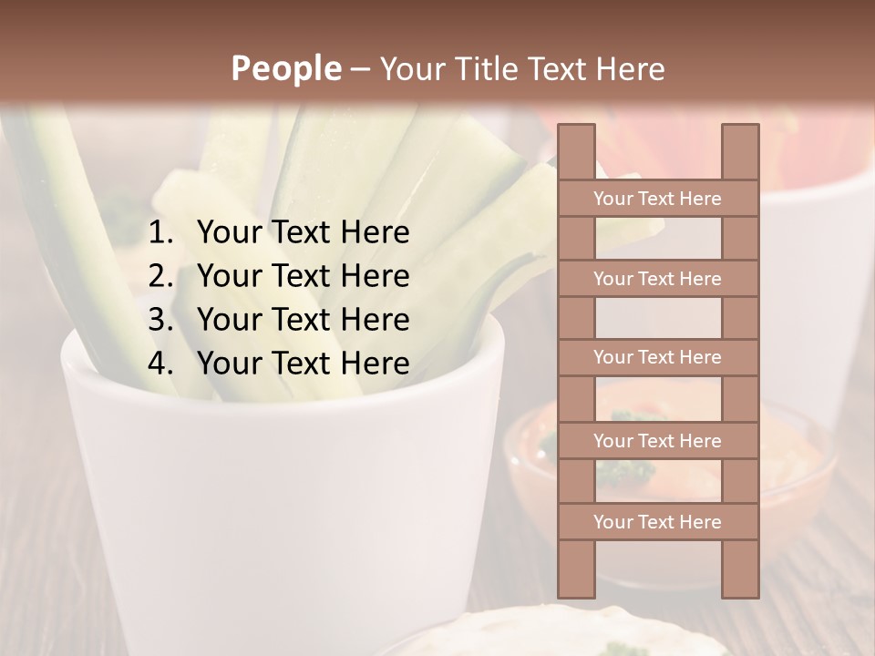 Lunch Refreshment Radish PowerPoint Template