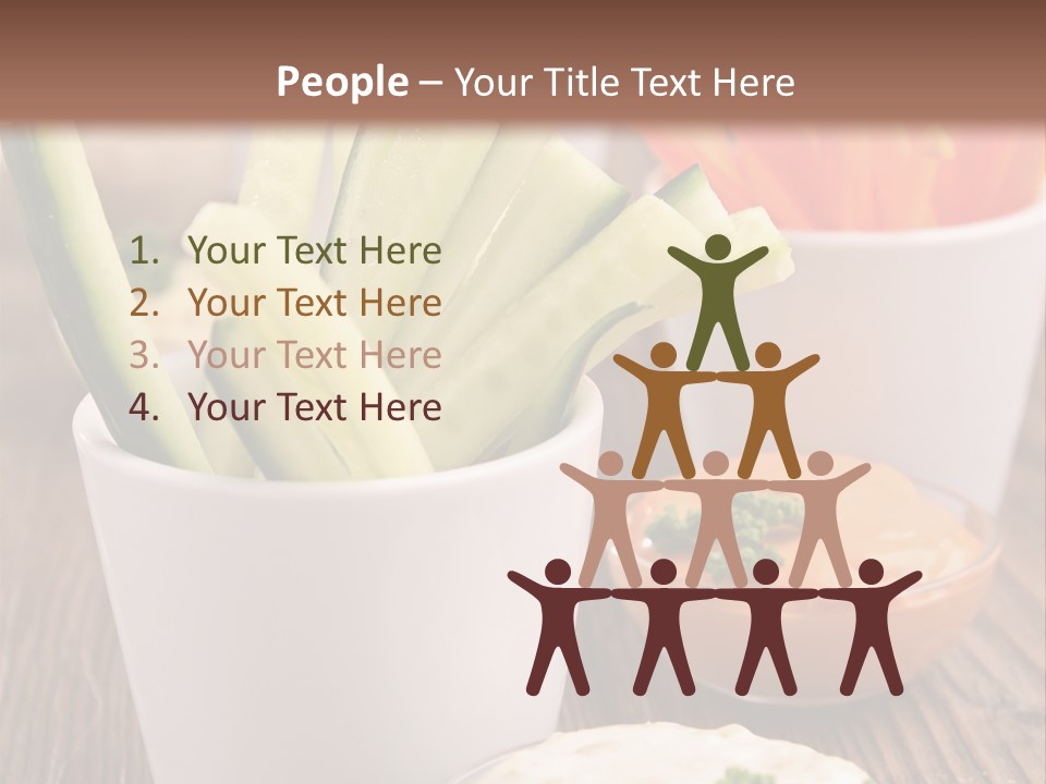 Lunch Refreshment Radish PowerPoint Template