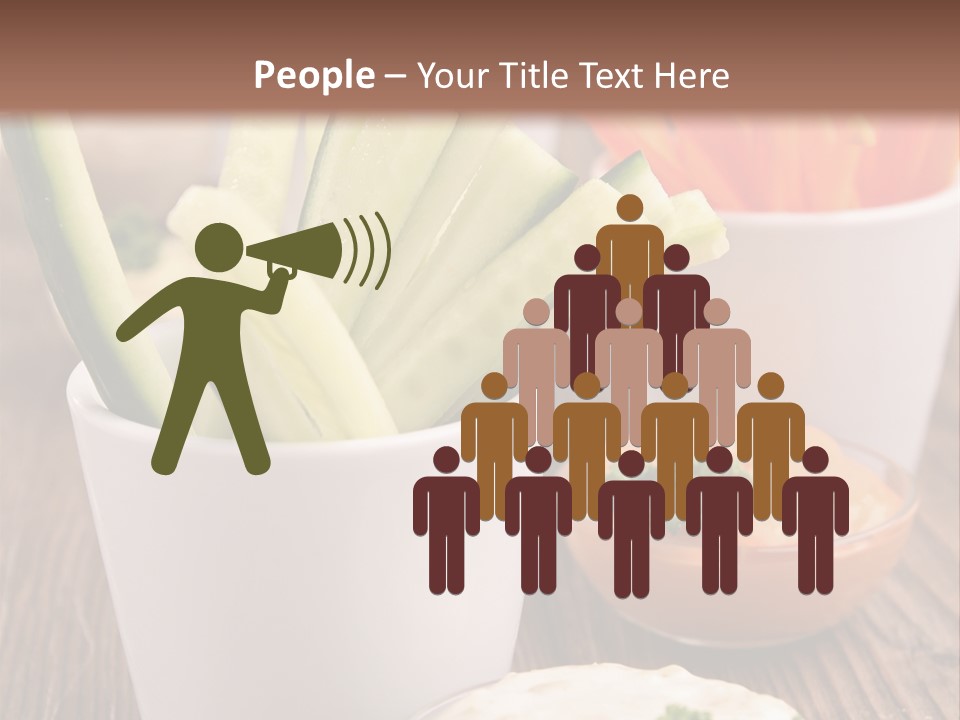 Lunch Refreshment Radish PowerPoint Template