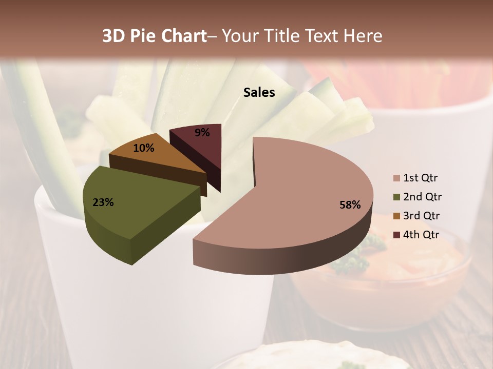 Lunch Refreshment Radish PowerPoint Template