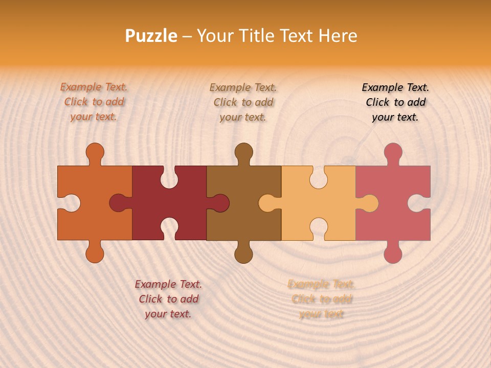 Cross Textured Rings PowerPoint Template