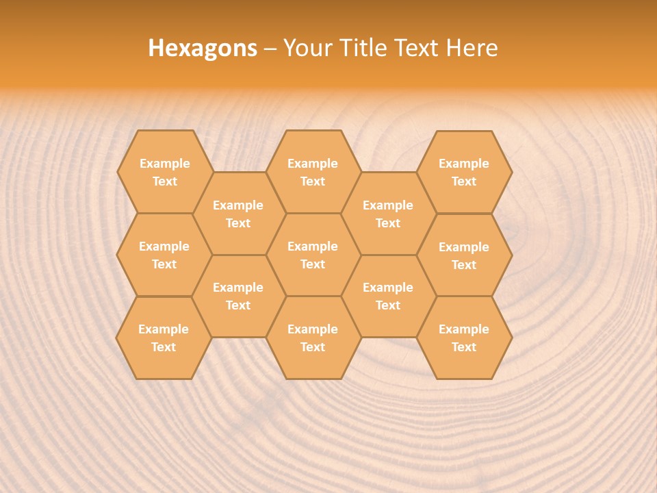 Cross Textured Rings PowerPoint Template