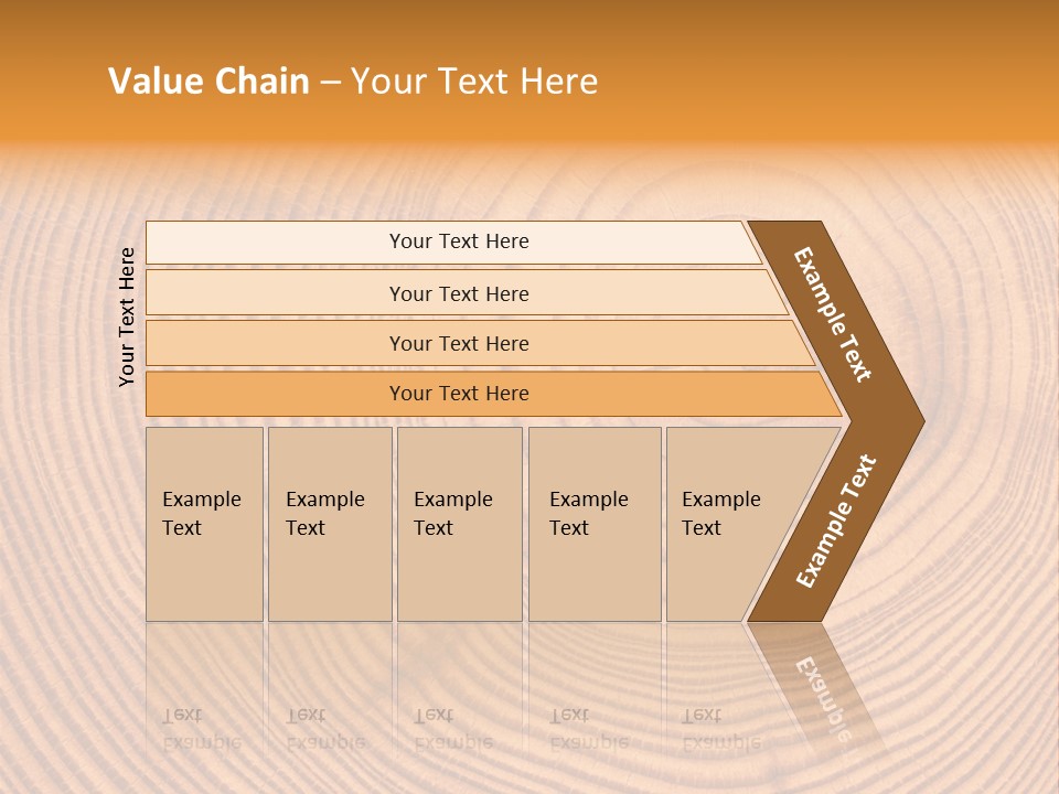 Cross Textured Rings PowerPoint Template