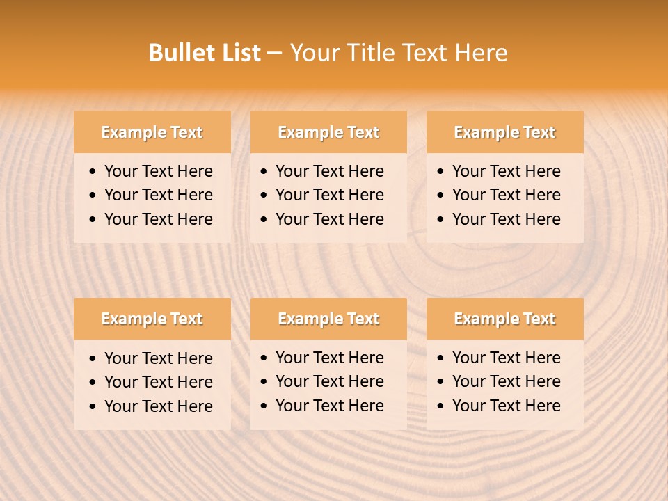 Cross Textured Rings PowerPoint Template