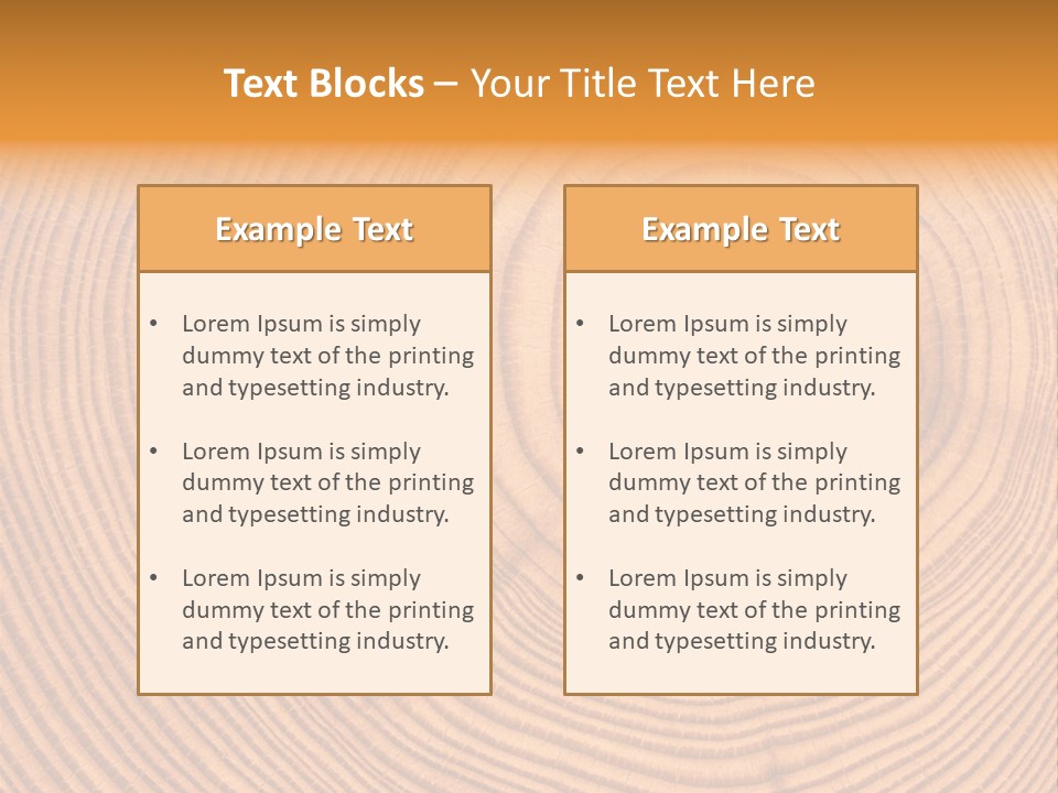 Cross Textured Rings PowerPoint Template