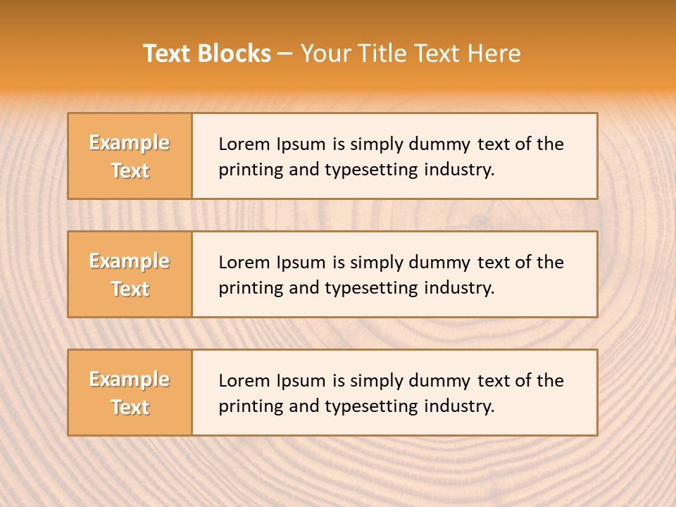 Cross Textured Rings PowerPoint Template