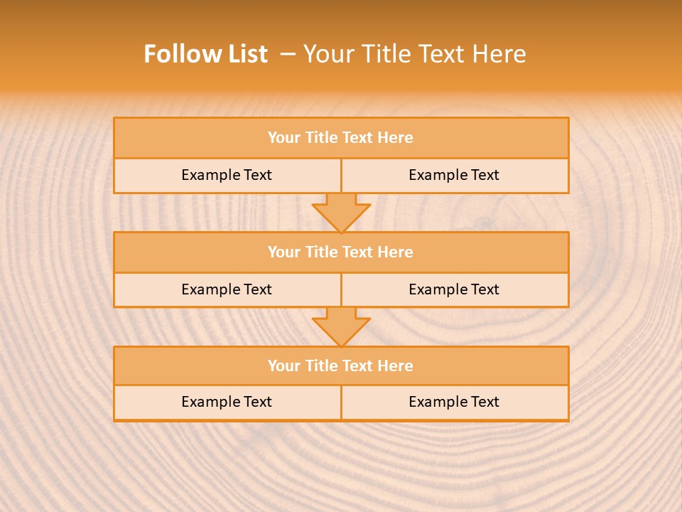 Cross Textured Rings PowerPoint Template
