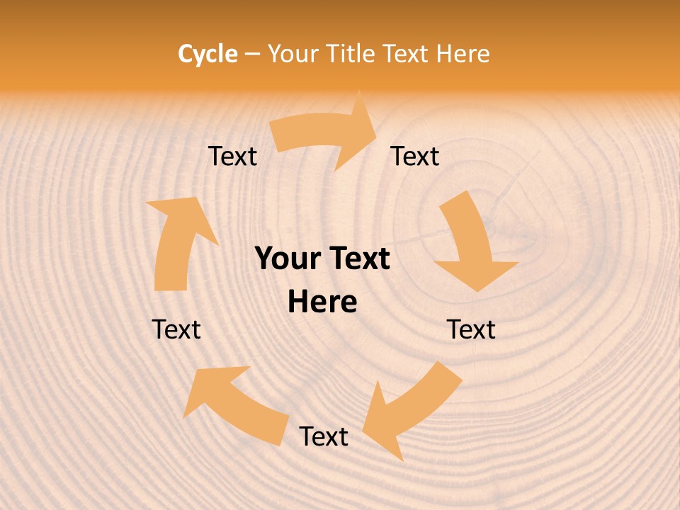 Cross Textured Rings PowerPoint Template
