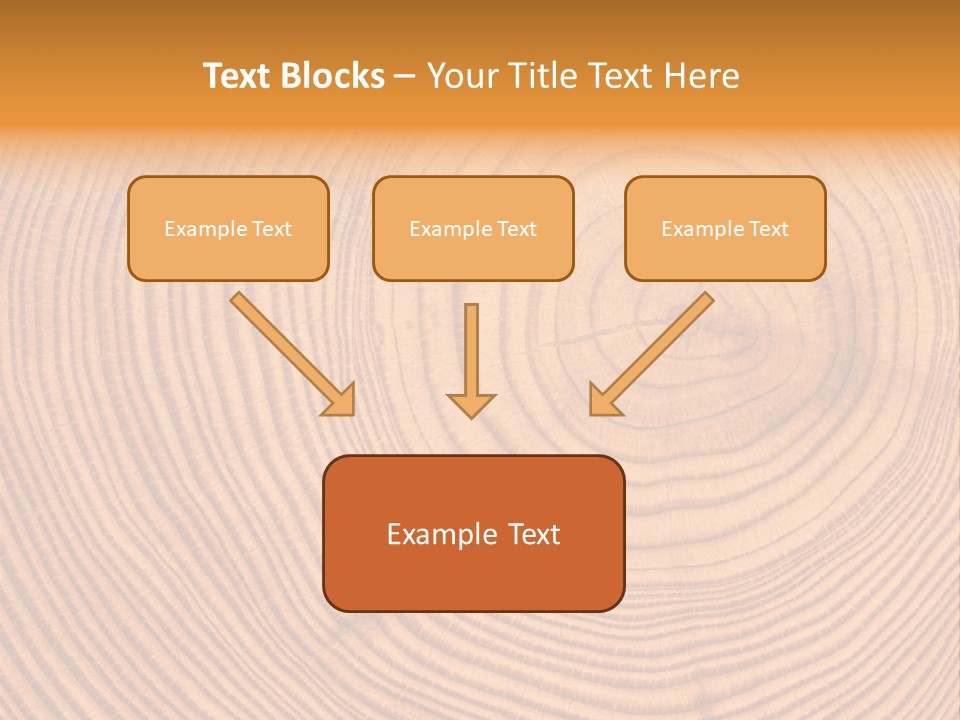Cross Textured Rings PowerPoint Template